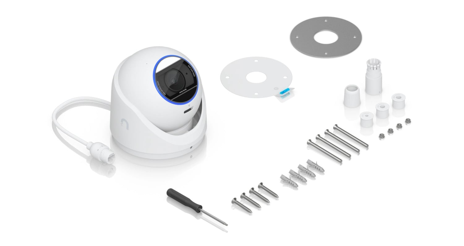 Ubiquiti UVC-G6-Pro-Turret-W | Kamera IP | 4K, 1x RJ45 1000Mb/s, IP66, PoE+