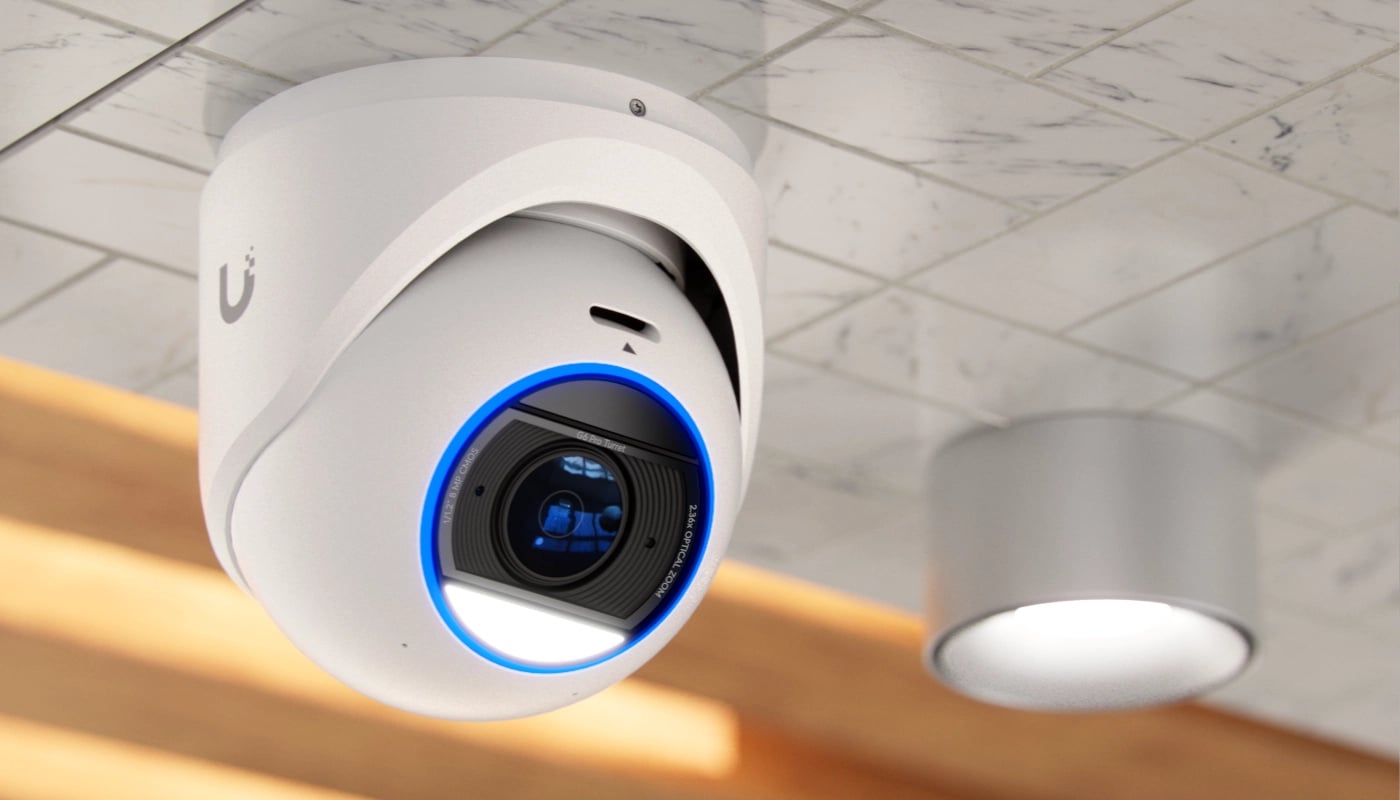 Ubiquiti UVC-G6-Pro-Turret-W | Kamera IP | 4K, 1x RJ45 1000Mb/s, IP66, PoE+