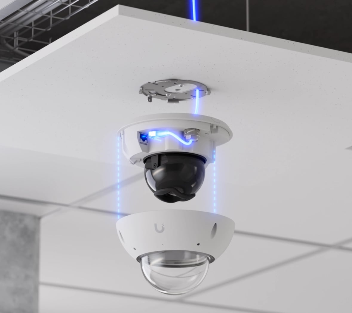 Ubiquiti UVC-G6-Pro-Dome-W | Kamera IP | 4K, 30fps, PoE, IP66