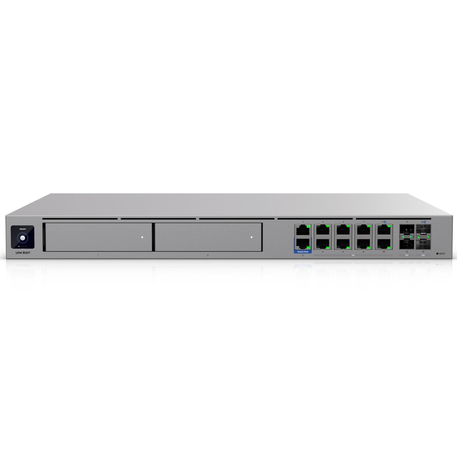 Ubiquiti UDM-Beast | Konsola | UniFi Dream Machine, 8x RJ45 10Gb/s, 2x SFP+, 2x SFP28, 1x RJ45 1000Mb/s