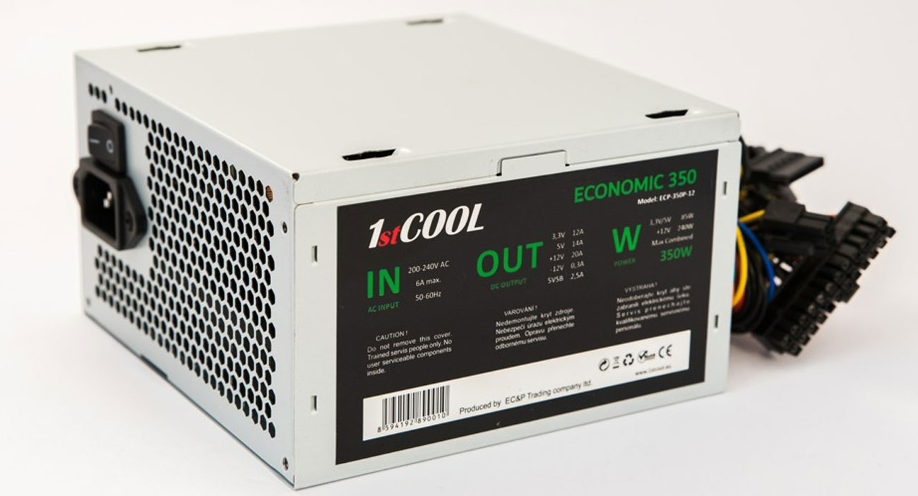 Zasilacz do komputera 1stCOOl ECONOMIC 350W