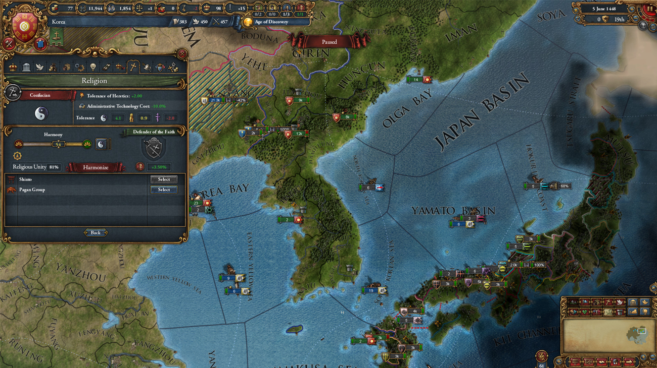 Gra PC Europa Universalis IV: Mandate of Heaven