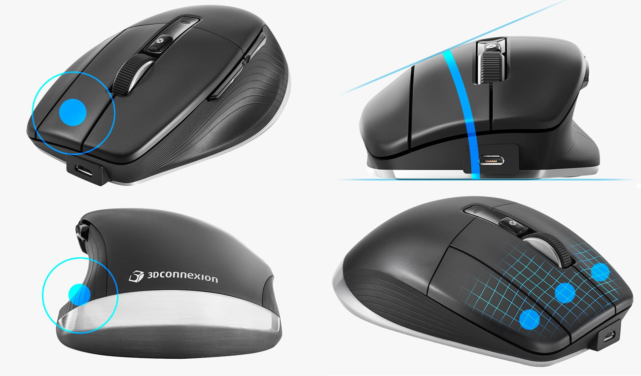 Manipulator 3Dconnexion CadMouse Pro Wireless