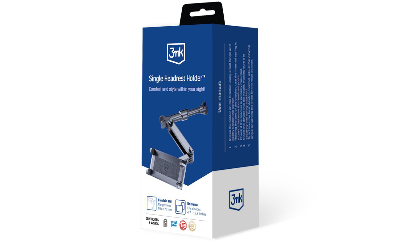 3mk Single Headrest Holder opakowanie