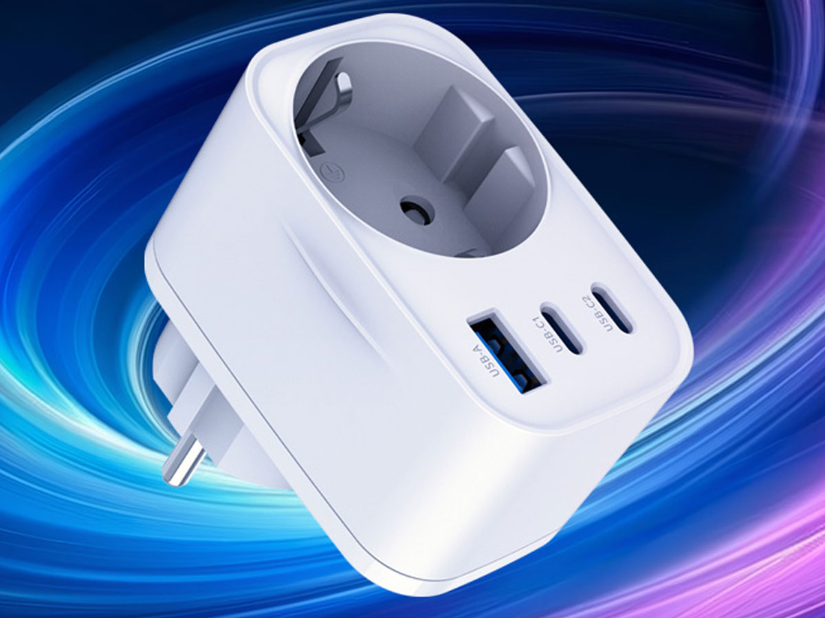 3mk comfort charger gan 30w qc pd pps 2c1a1s white skos