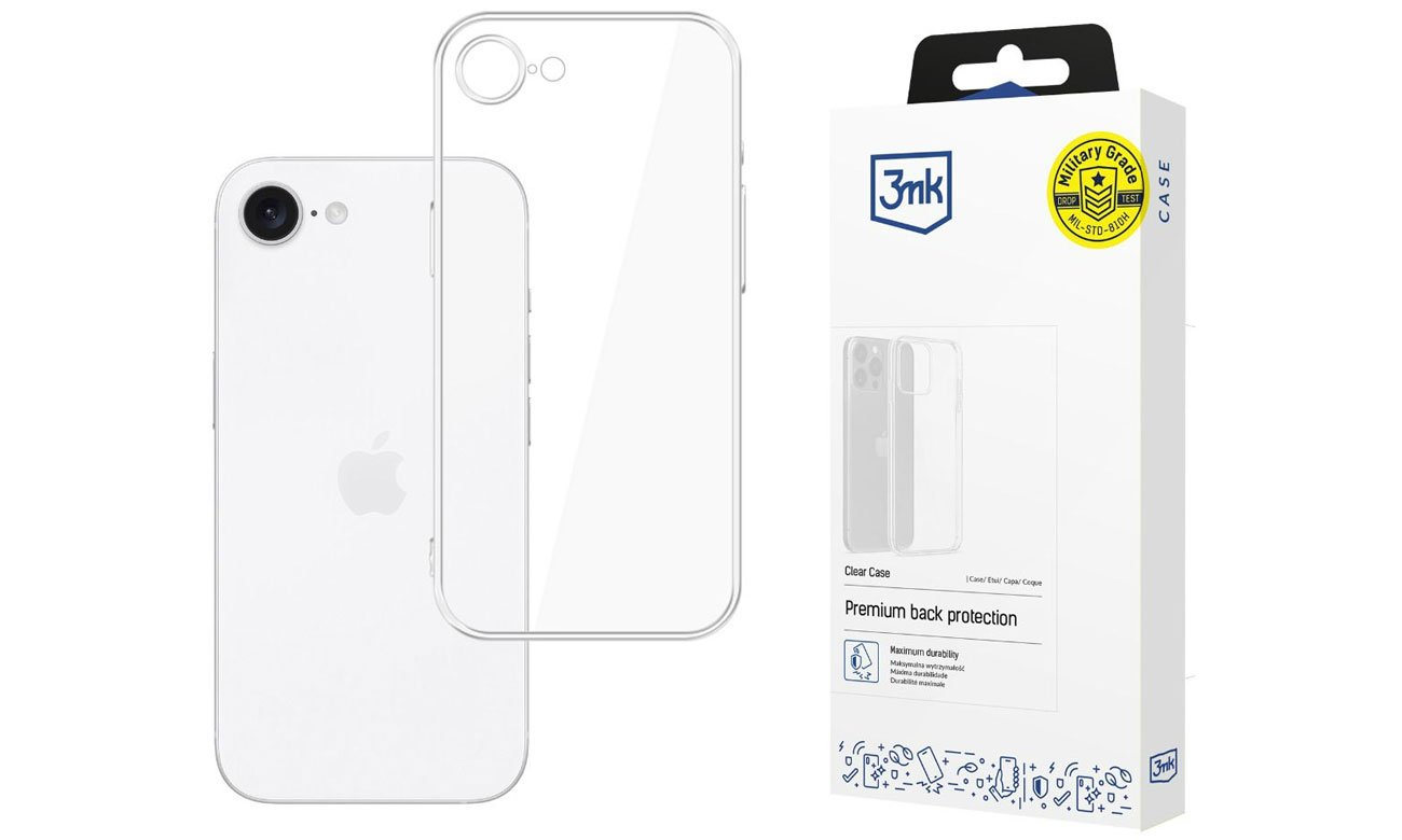 3mk Clear Case do iPhone 16E