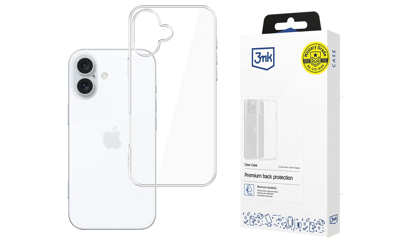 3mk Clear Case für iPhone 16