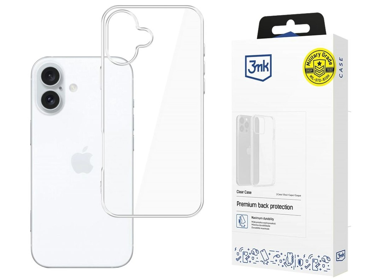 3mk Clear Case für iPhone 16 Plus