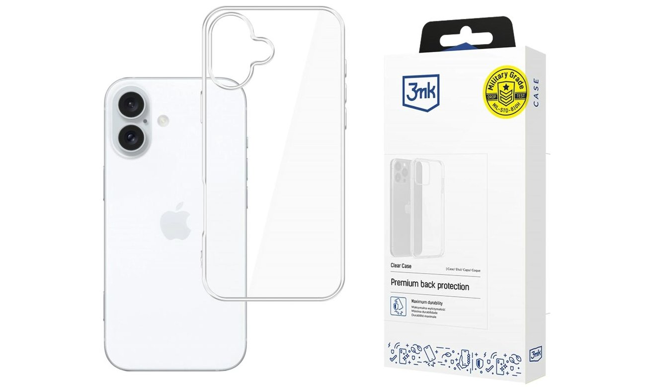 3mk Clear Case für iPhone 16 Plus