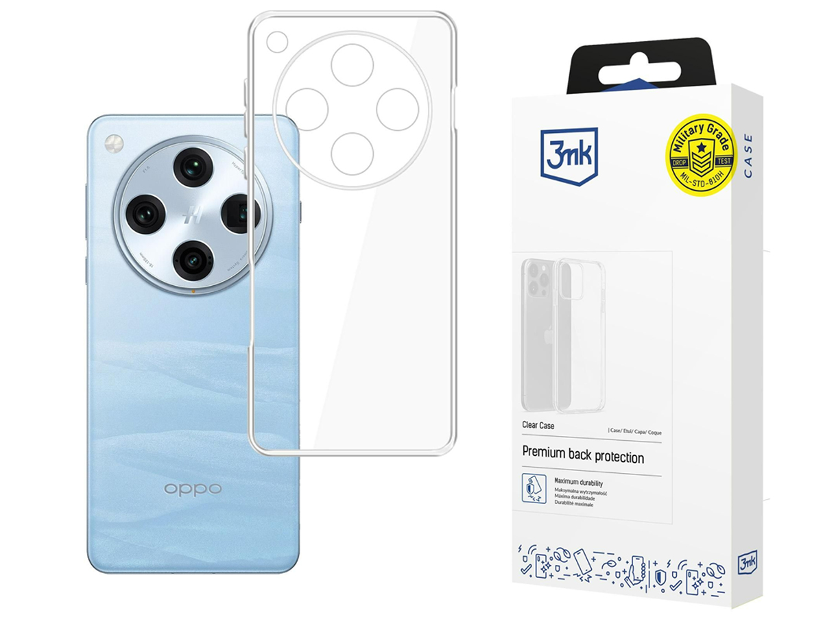 3mk Clear Case do OPPO Find X8 PRO