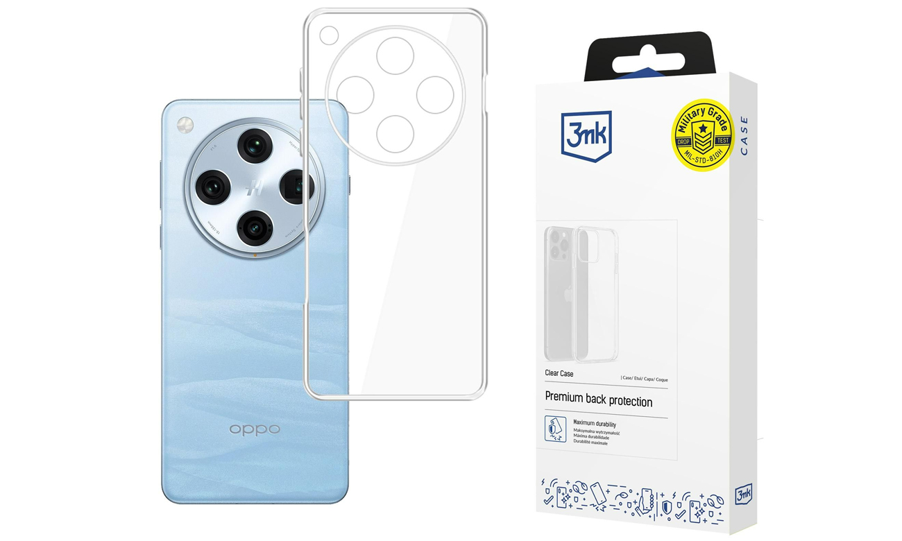 3mk Clear Case do OPPO Find X8 PRO