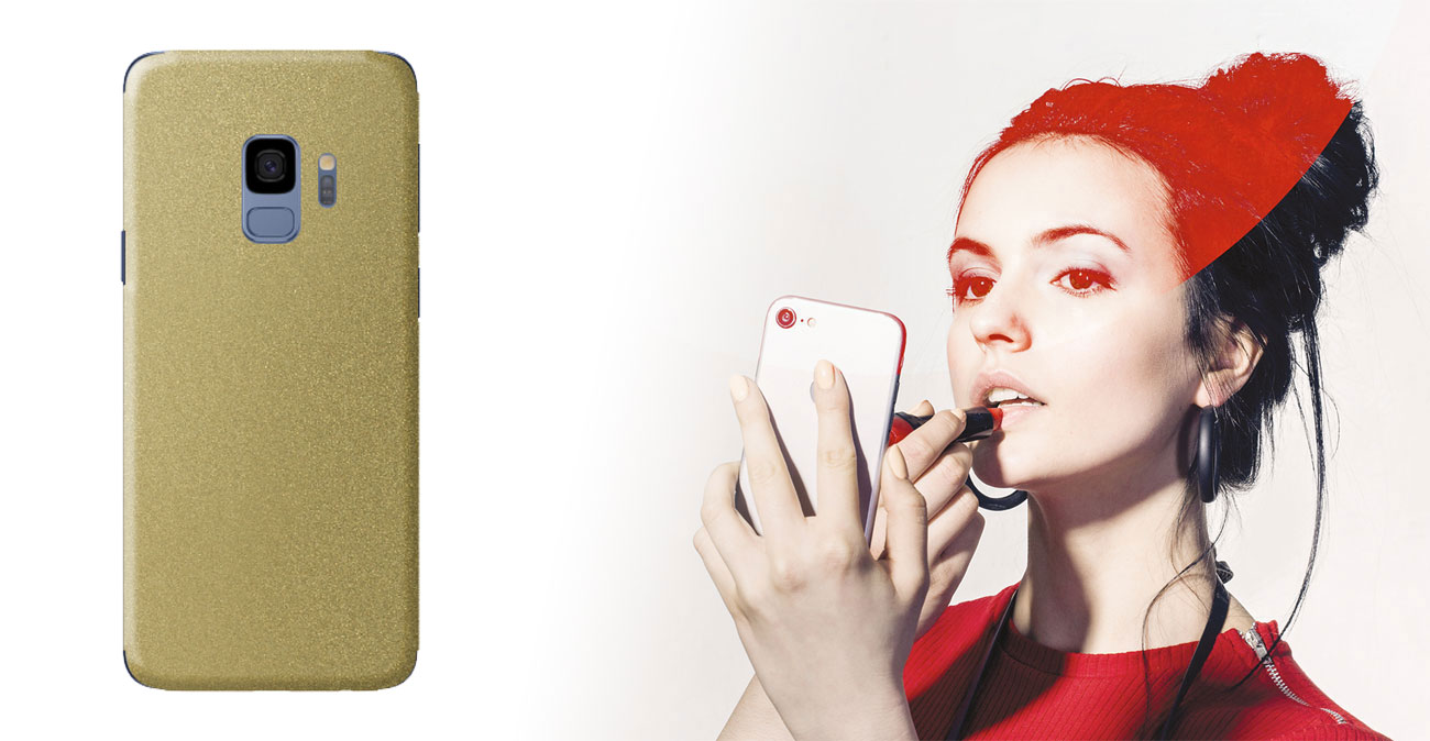 Etui/folia 3mk Ferya SkinCase do Galaxy S9 Glossy Gold 5903108009720