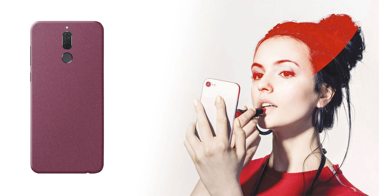 Etui/folia 3mk Ferya do Huawei Mate 10 Lite Burgund Matte  