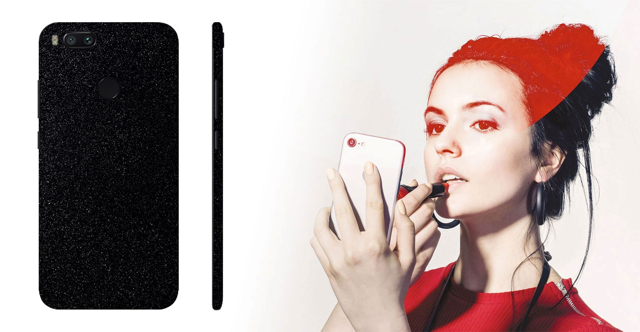 Etui/folia 3mk Ferya do Xiaomi Mi A1 Global - Glossy Black