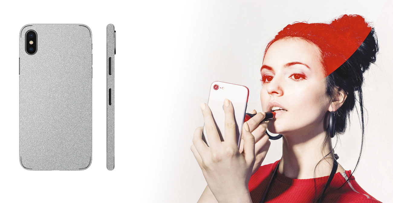 Etui/folia 3mk Ferya do Apple iPhone X Matte Silver