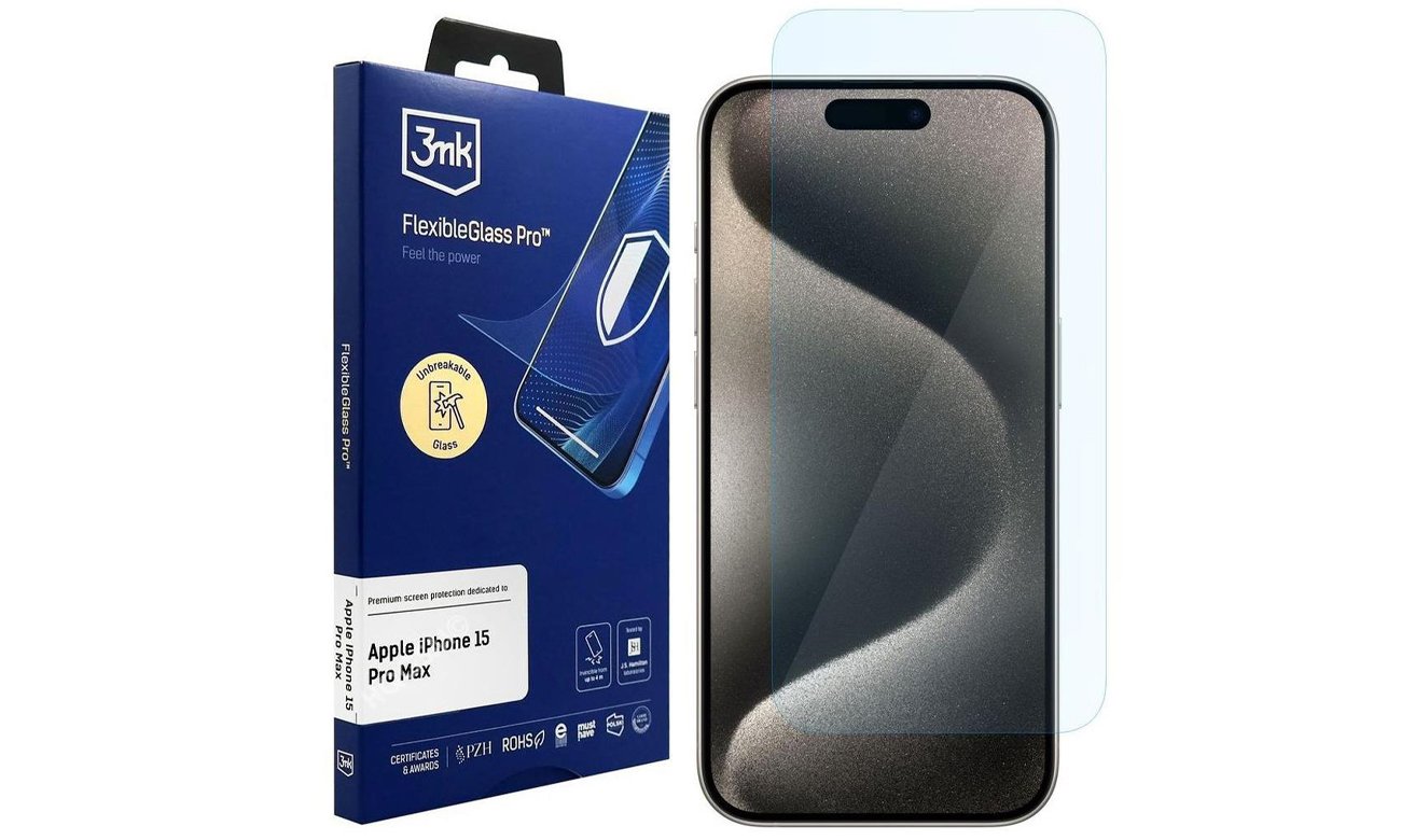 3mk Flexible Glass Pro für iPhone 15 Pro Max