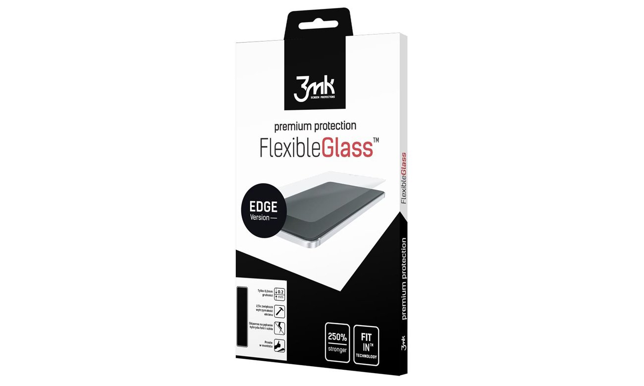 Szkło na ekran smartfona 3mk Flexible Glass Edge