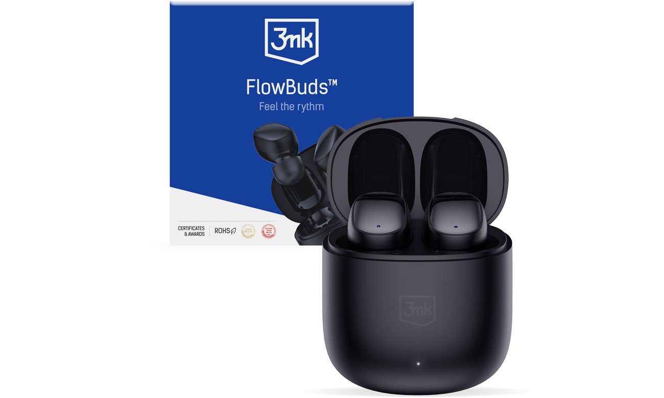 3mk FlowBuds Schwarz Kopfhörerbox