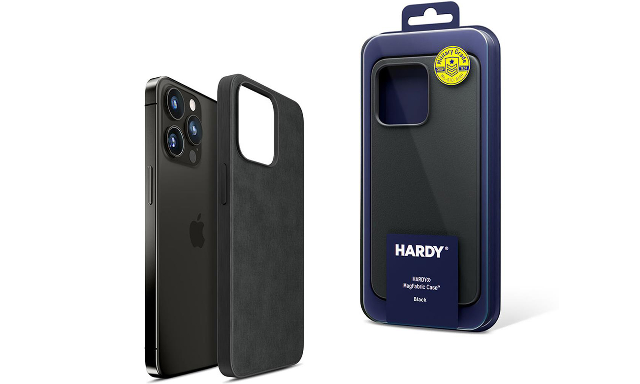 Etui 3mk HARDY MagFabric Case do iPhone 15 Pro Max black