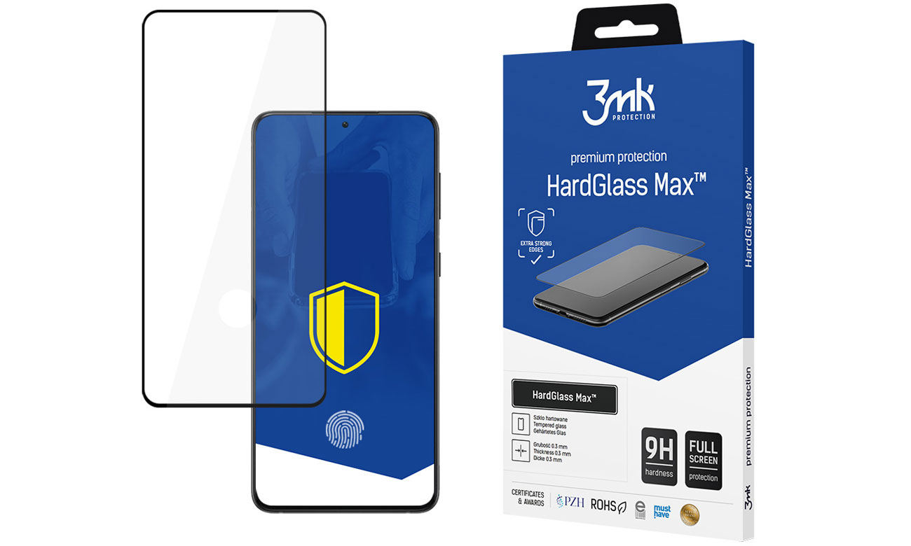 Szkło 3mk HardGlass Max do Samsung Galaxy S21+