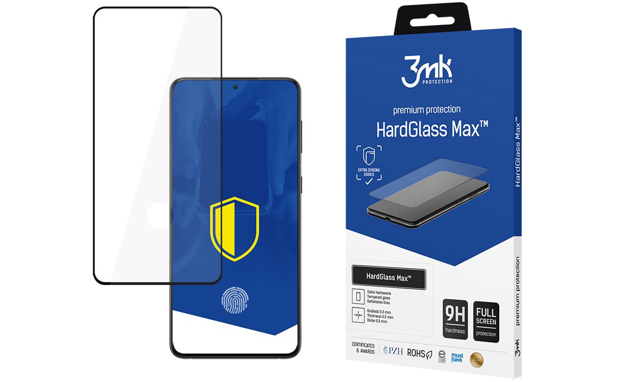 Szkło 3mk HardGlass Max do Samsung Galaxy S21