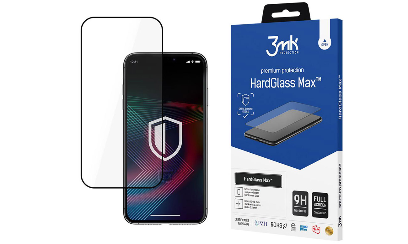 Szkło ochronne 3mk HardGlass MAX do iPhone 14 Pro