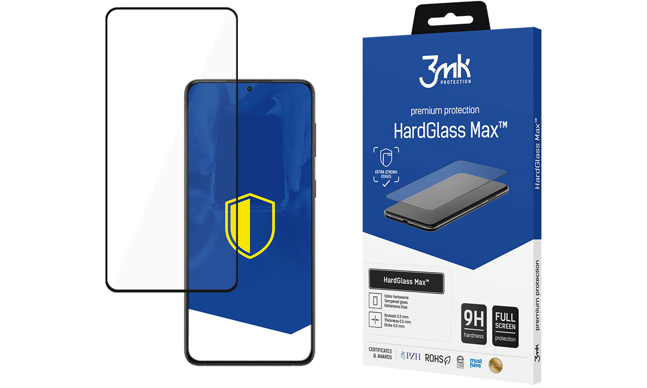 Szkło ochronne 3mk HardGlass MAX do Samsung Galaxy S22+