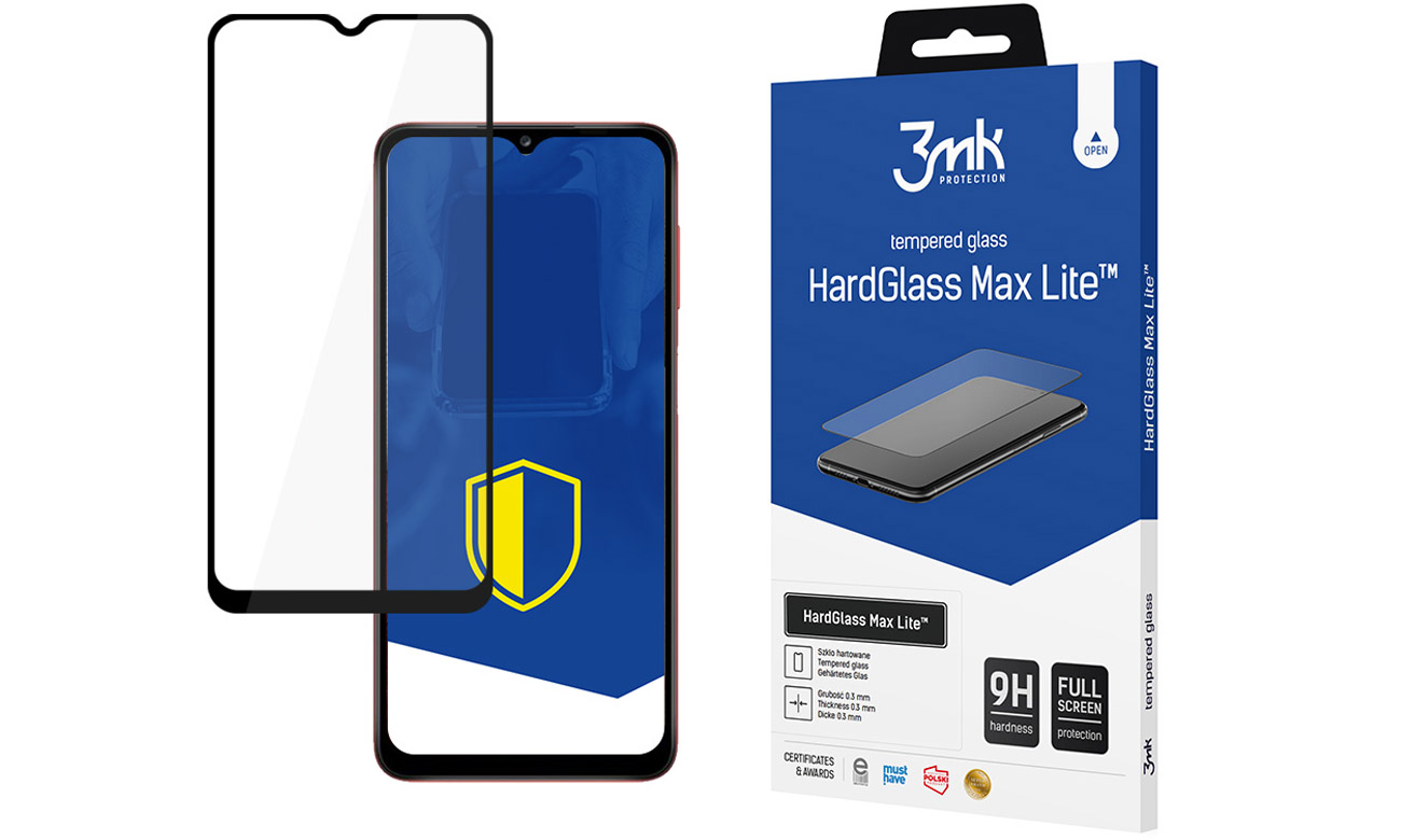 3mk HardGlass Max Lite do Galaxy A02s / A12