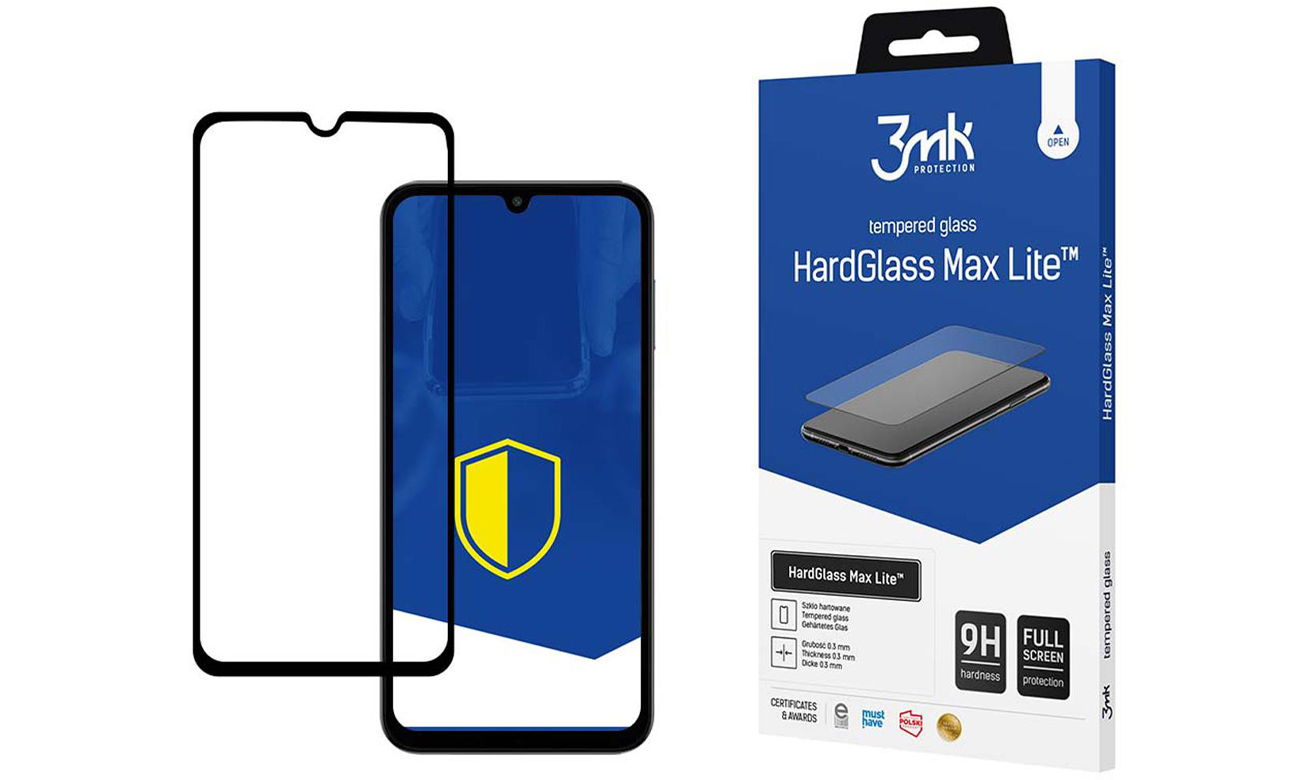 Folia/szkło na smartfon 3mk HardGlass MAX Lite do Samsung Galaxy M15 5G