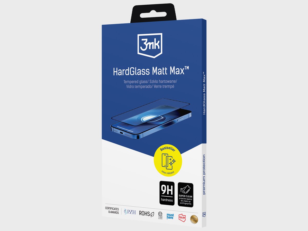 Inhalt des 3mk HardGlass Matt Max-Sets