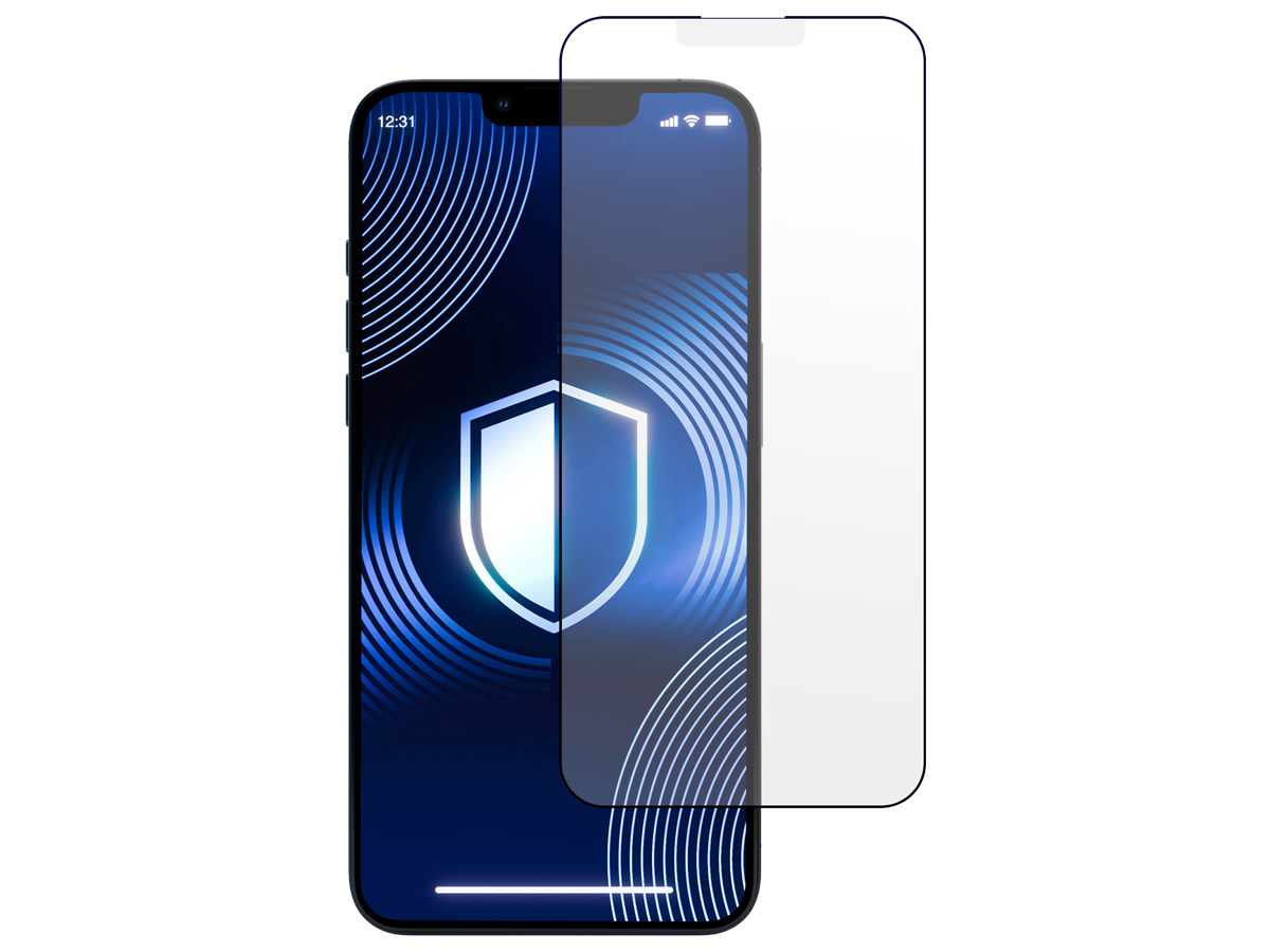 Szkło hartowane 3mk HardGlass Matt Max do iPhone 13/13 Pro/14 - Grafika