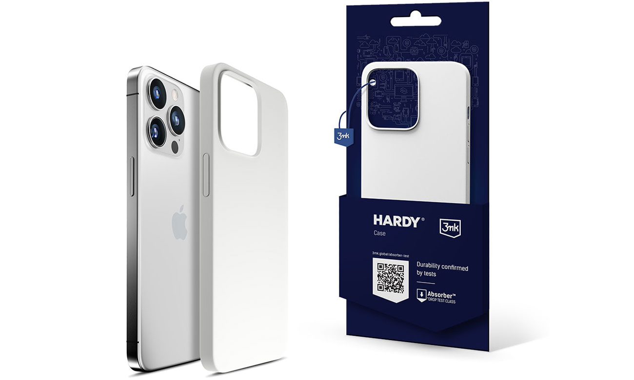 3mk Hardy Silicone MagCase do iPhone 14 Pro Max White 5903108500593