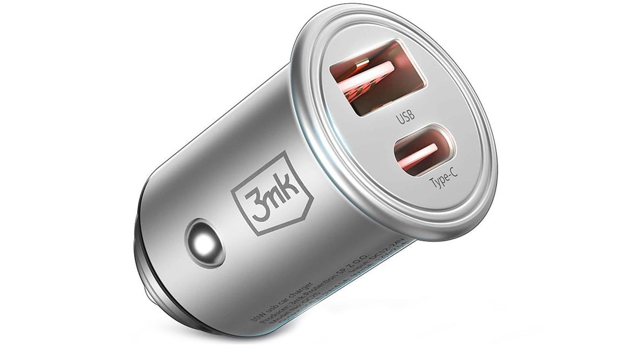 Ładowarka Samochodowa 3mk Hyper Car Charger 45W USB-C + USB-A
