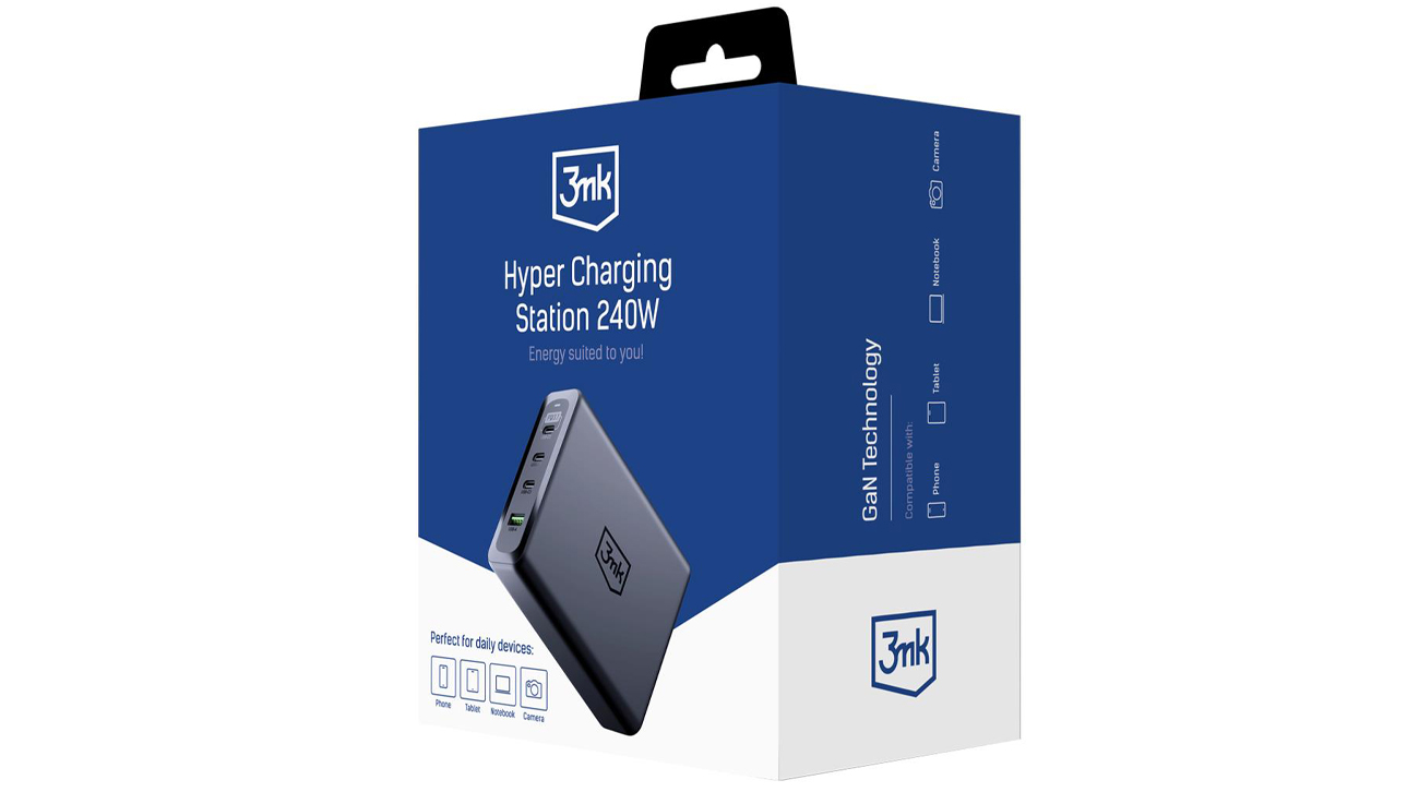 Ładowarka 3mk Hyper Charging Station 240W