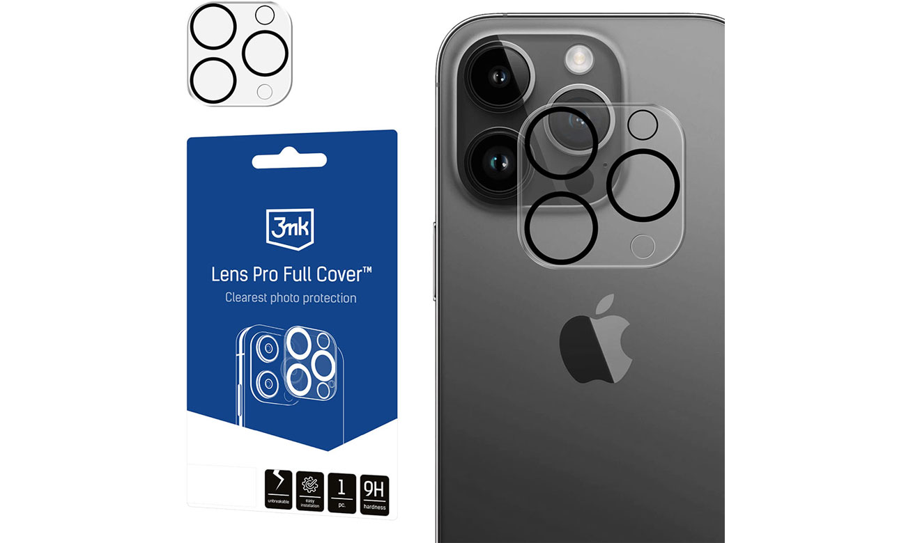 Szkło 3mk Lens Pro Full Cover do iPhone 11 Pro/11 Pro Max