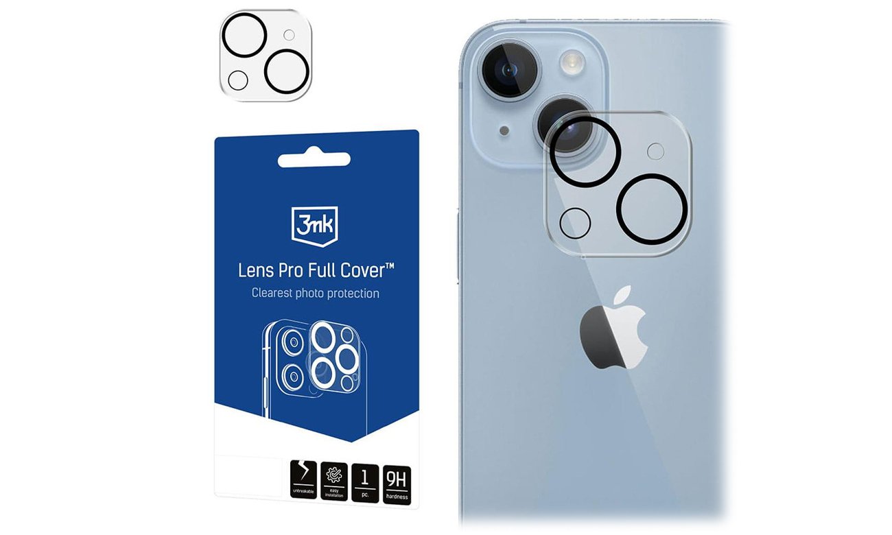 3mk Lens Pro Full Cover Glas für iPhone 13/13 Mini