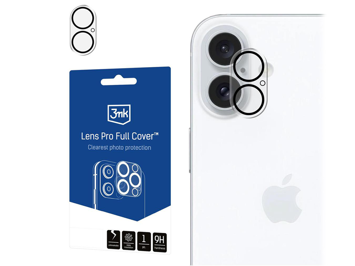 3mk Lens Pro Full Cover für iPhone 16 /16 Plus