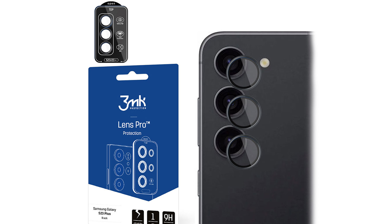 3 mk Lens Protection Pro do Samsung Galaxy S23+ czarny