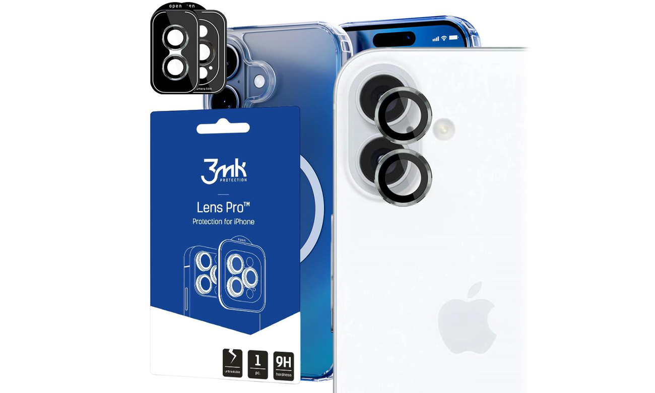 3mk Lens Protection Pro für iPhone 16 /16 Plus Grün