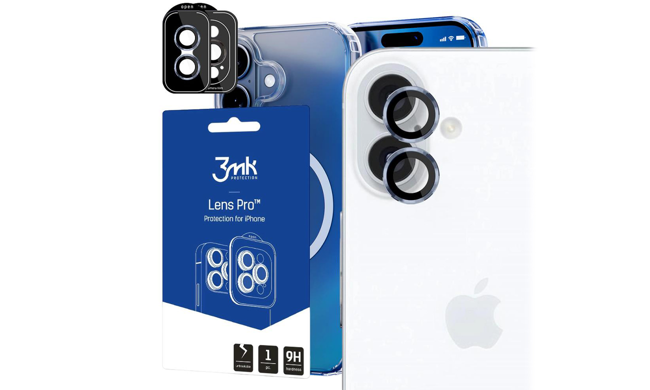 3mk Lens Protection Pro für iPhone 16 /16 Plus Ocean Blue