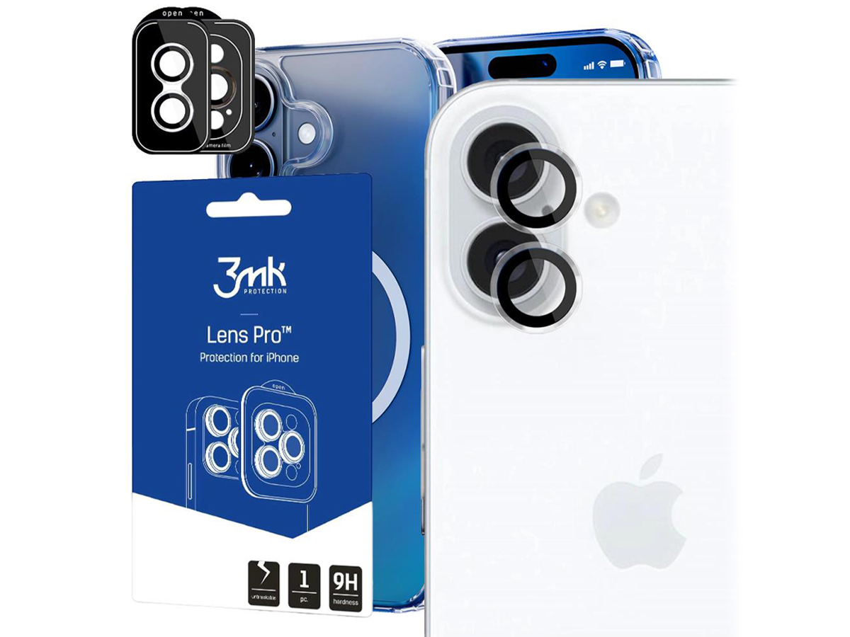 3mk Lens Protection Pro für iPhone 16 /16 Plus Transparent