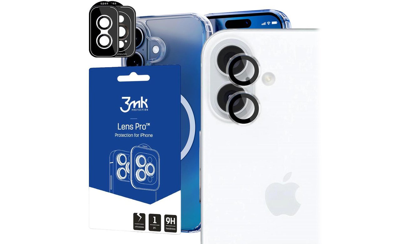 3mk Lens Protection Pro für iPhone 16 /16 Plus Transparent