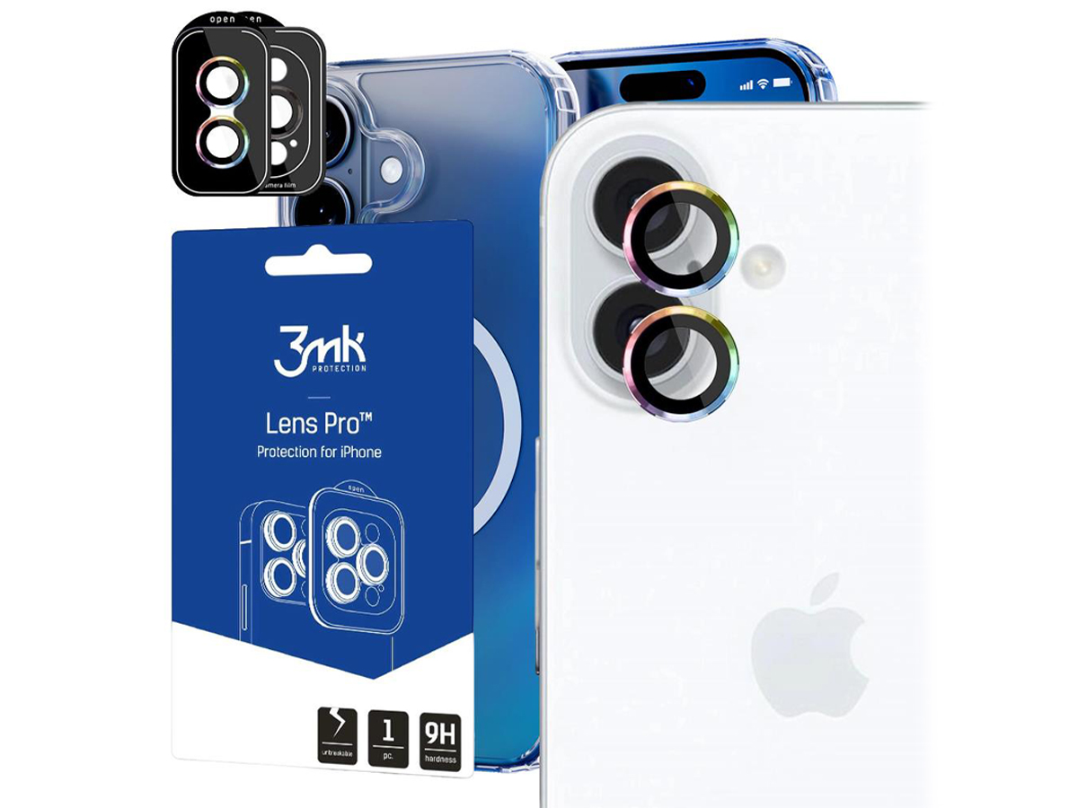 3mk Lens Protection Pro für iPhone 16 /16 Plus Silver