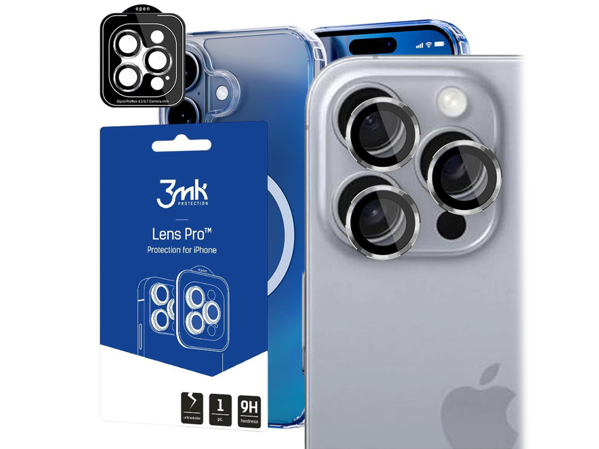 3mk Lens Protection Pro do iPhone 16 /16 Plus Silver