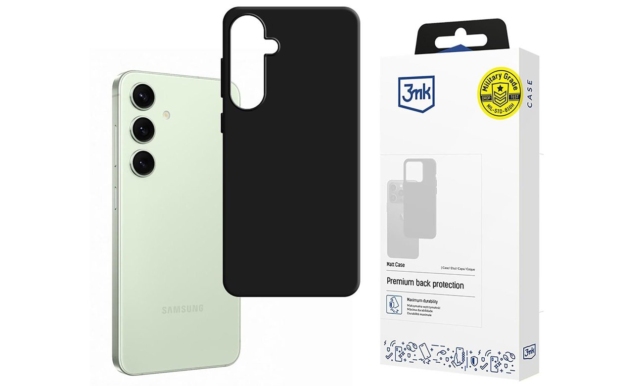 Etui 3mk Matt Case do Samsung Galaxy S24 FE black