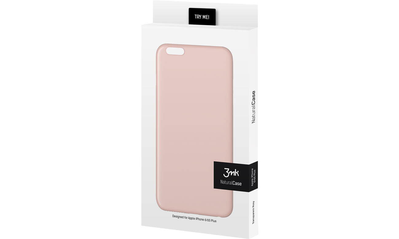 3mk Natural Case do iPhone 6s Plus Pink