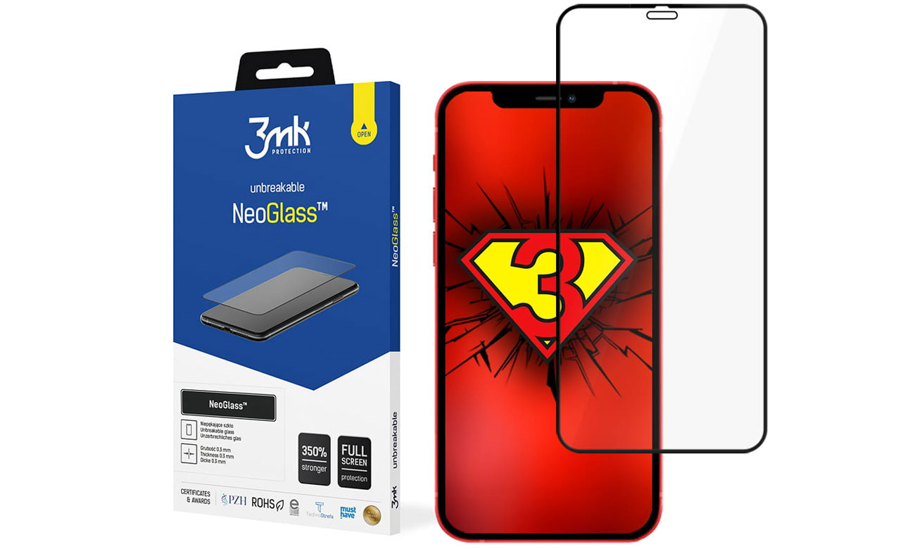 Szkło 3mk NeoGlass do iPhone 12 Pro Max 5903108292290