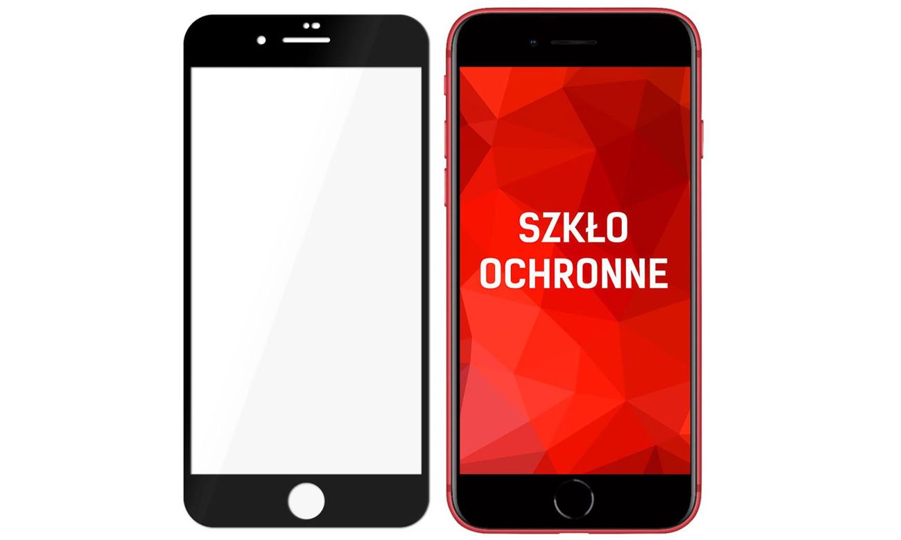 Niepękające szkło 3mk NeoGlass do iPhone 7 / 8 Plus Czarne