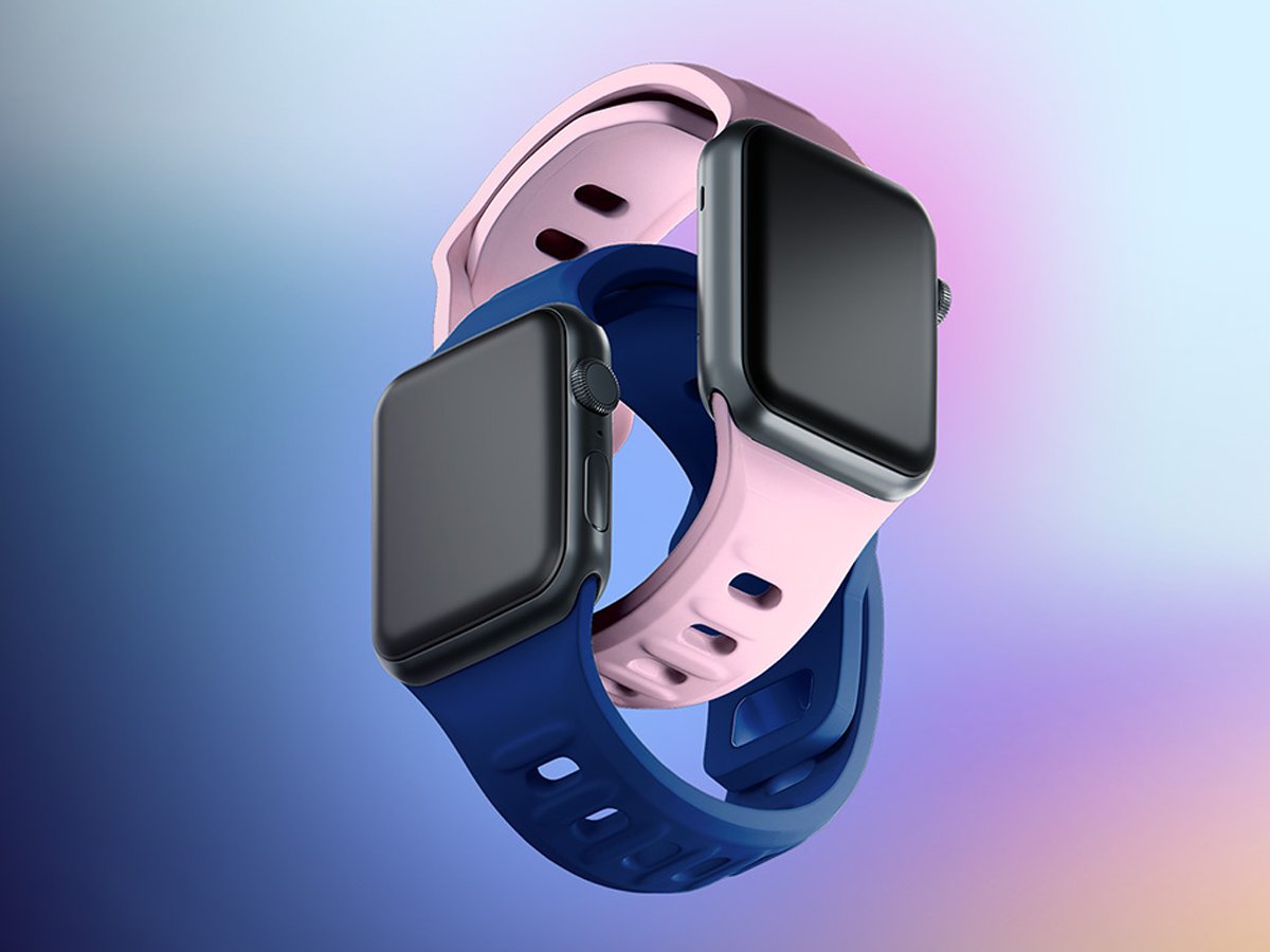 3mk Silicone Watch Strap für Apple Watch - Kompatibilität mit vielen Apple Watch-Modellen