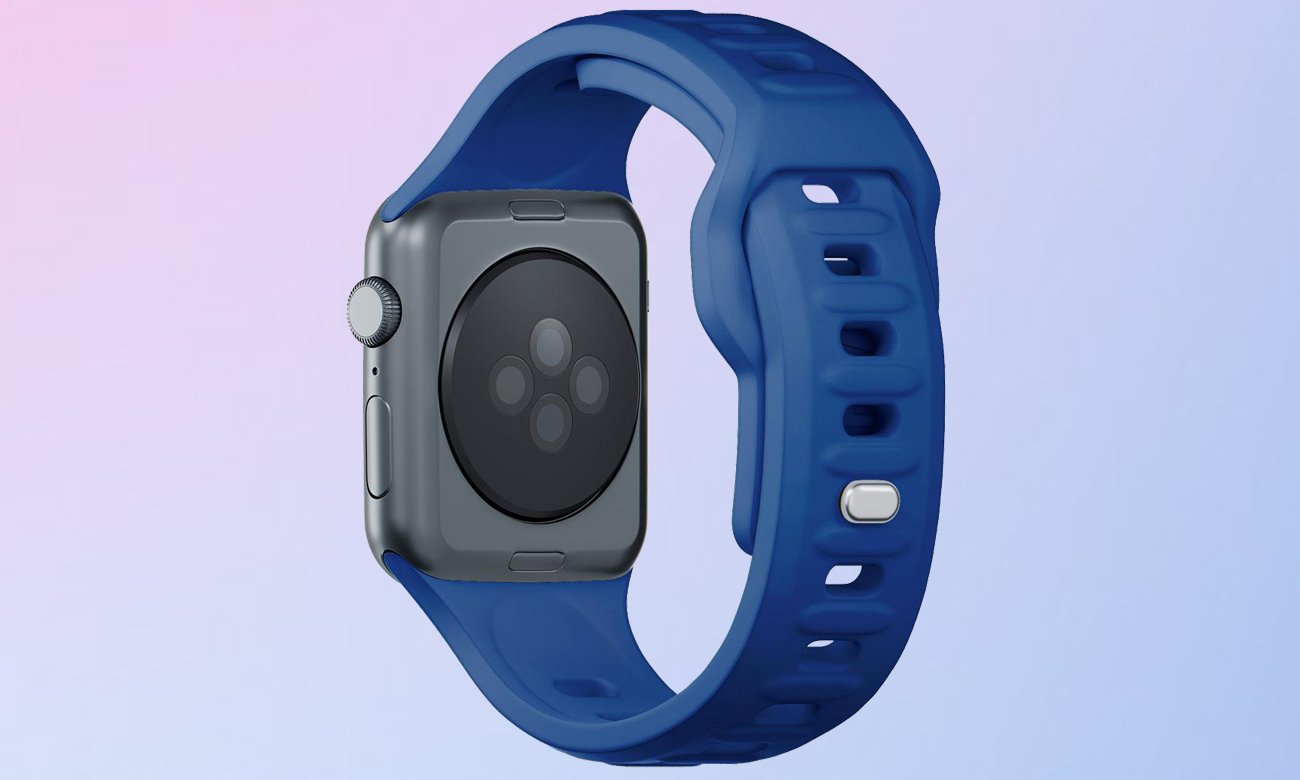 3mk Silicone Watch Strap für Apple Watch 38/40/41 mm in Blau